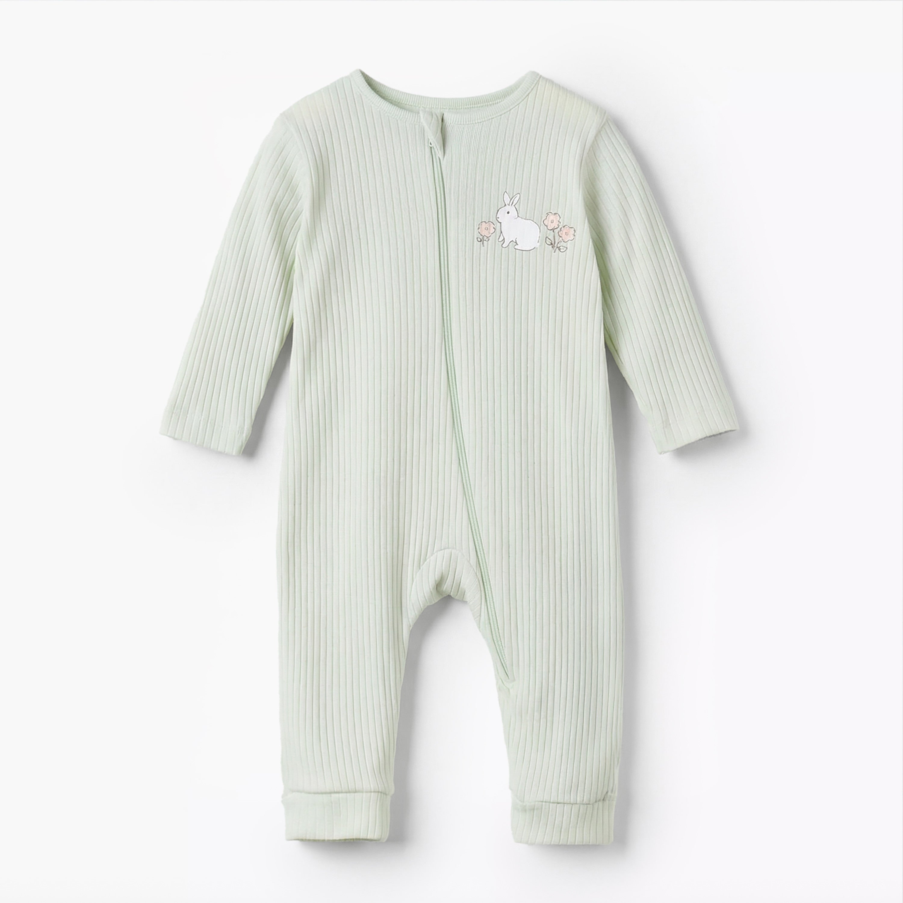 Pack of 3 Juniors Cotton Round Neck Long Sleeves Sleepsuit with Print