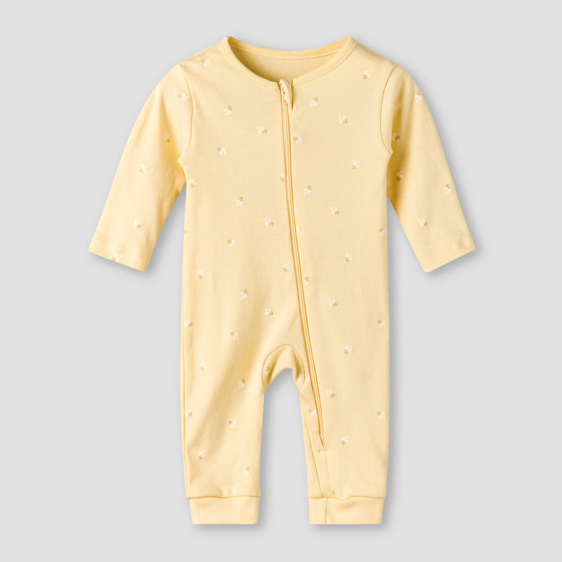 Pack of 3 Juniors Cotton Long Sleeves Sleepsuit with Floral Print