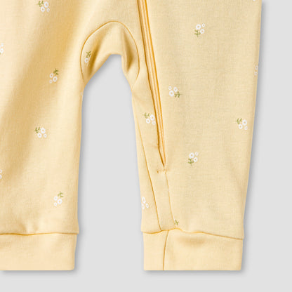Pack of 3 Juniors Cotton Long Sleeves Sleepsuit with Floral Print