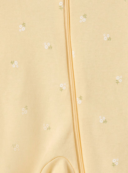 Pack of 3 Juniors Cotton Long Sleeves Sleepsuit with Floral Print-baby-girls-clothing-nightwear-sleepsuits-image-7