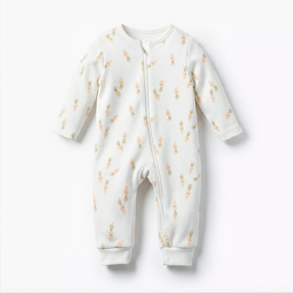 Pack of 3 Juniors Cotton Long Sleeves Sleepsuit with Printed Design