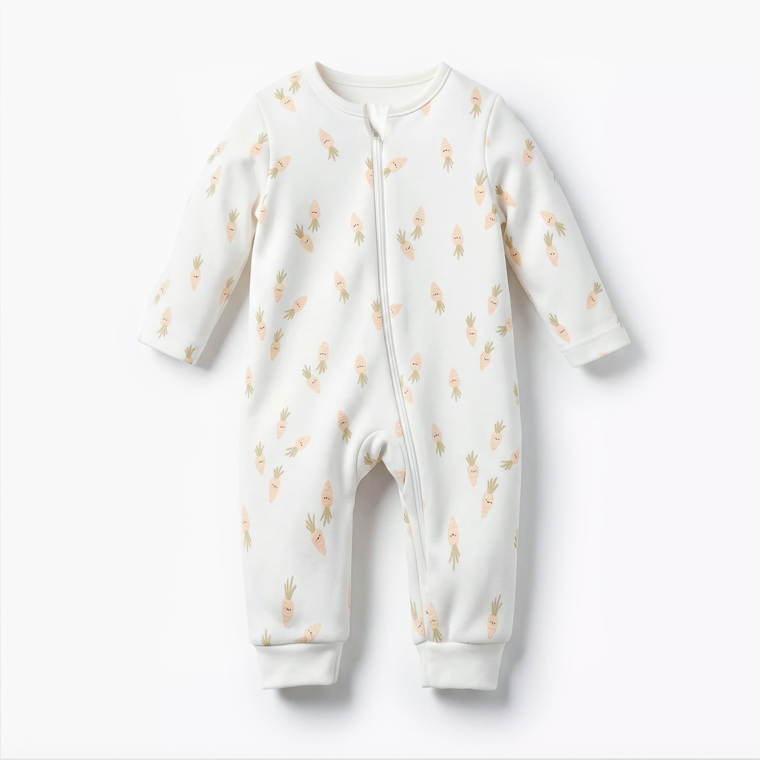 Pack of 3 Juniors Cotton Long Sleeves Sleepsuit with Printed Design