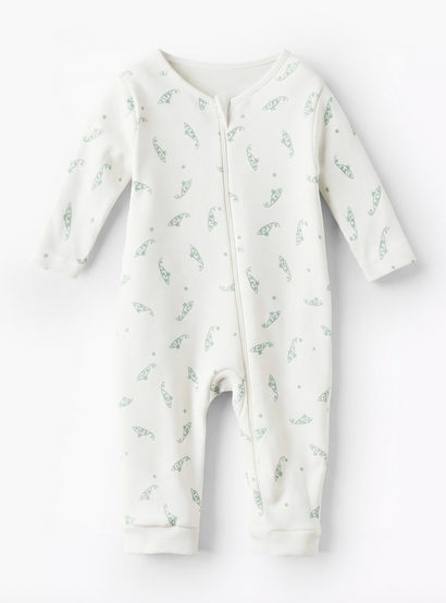 Pack of 3 Juniors Cotton Long Sleeves Sleepsuit with Printed Design-baby-boys-clothing-nightwear-sleepsuits-image-4