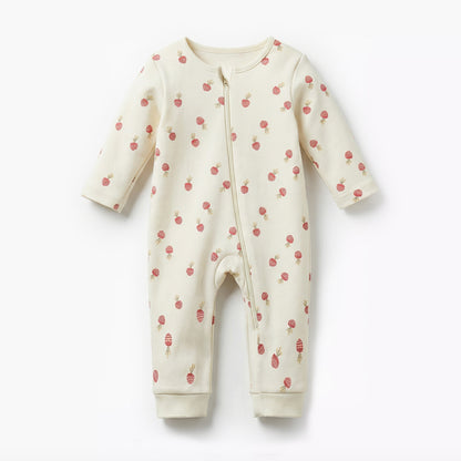 Pack of 3 Juniors Cotton Long Sleeves Sleepsuit with Printed Design