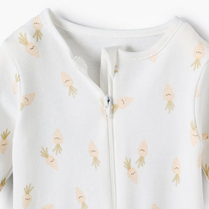 Pack of 3 Juniors Cotton Long Sleeves Sleepsuit with Printed Design