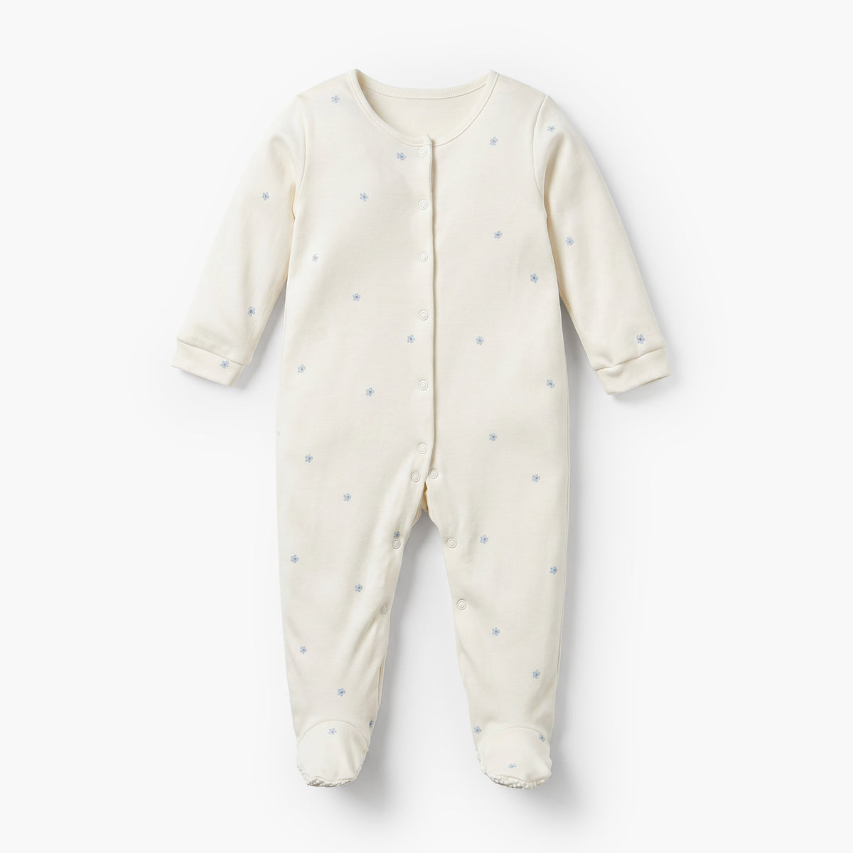 Pack of 3 Juniors Cotton Crew Neck Long Sleeves Sleepsuit with Assorted Print