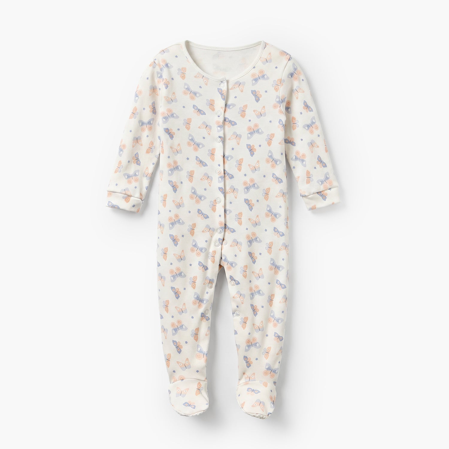 Pack of 3 Juniors Cotton Crew Neck Long Sleeves Sleepsuit with Assorted Print