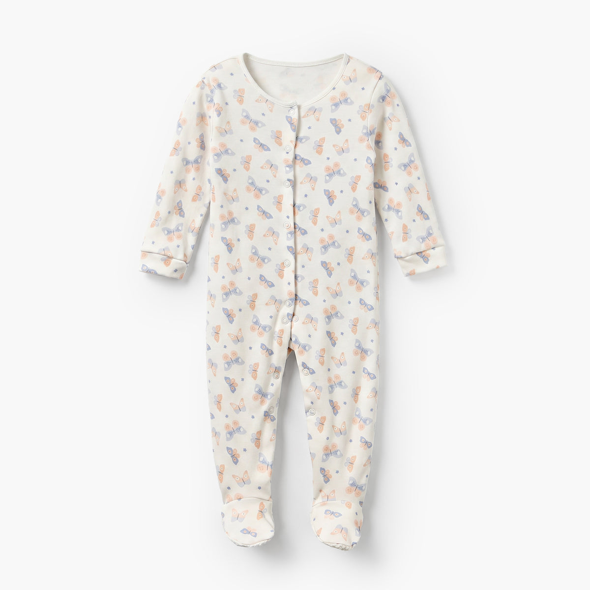 Pack of 3 Juniors Cotton Crew Neck Long Sleeves Sleepsuit with Assorted Print