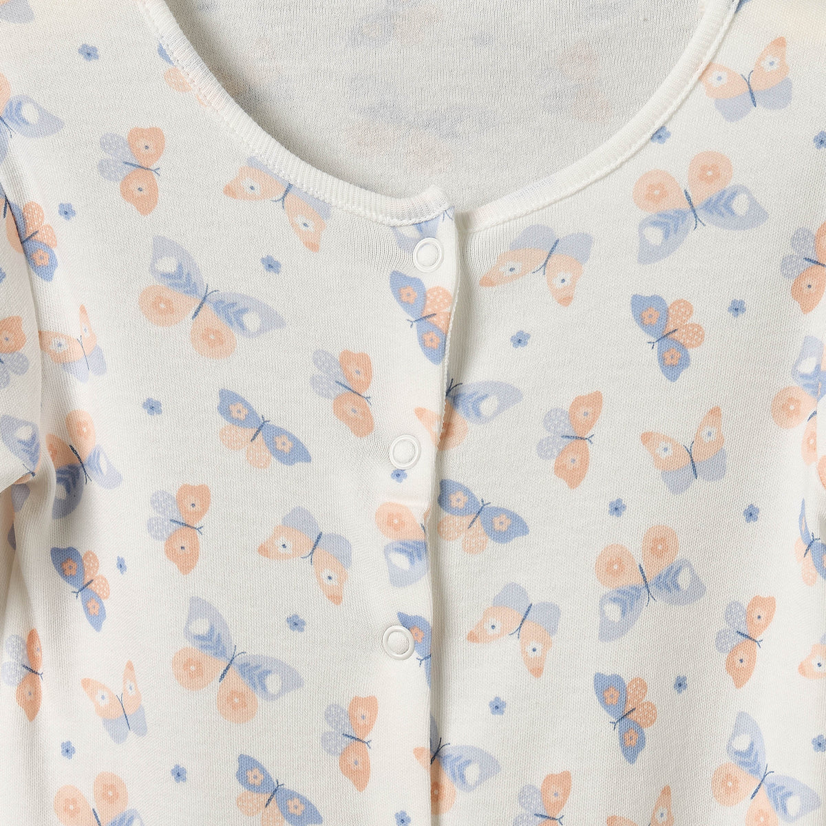 Pack of 3 Juniors Cotton Crew Neck Long Sleeves Sleepsuit with Assorted Print