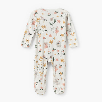 Pack of 3 Juniors Cotton Crew Neck Long Sleeves Sleepsuit with Floral Print
