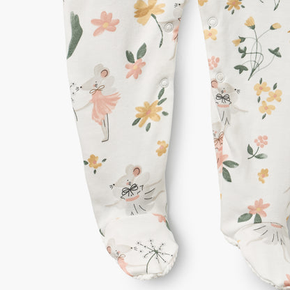 Pack of 3 Juniors Cotton Crew Neck Long Sleeves Sleepsuit with Floral Print