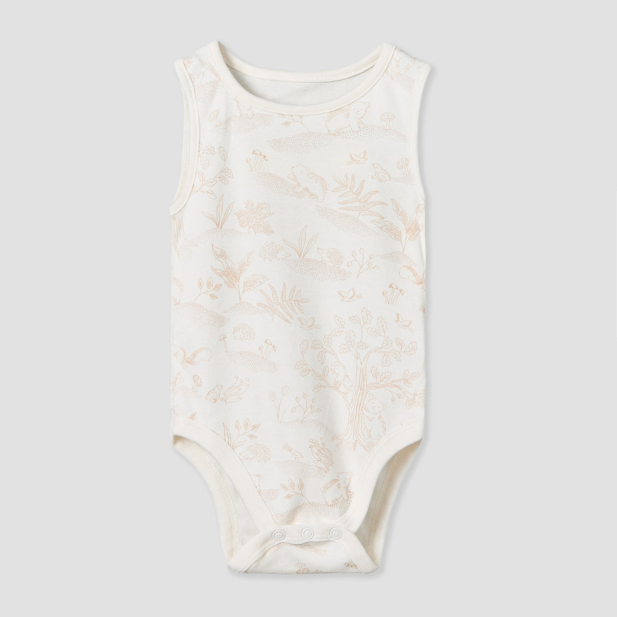 Pack of 5 Juniors Crew Neck Sleeveless Bodysuit with Assorted Print