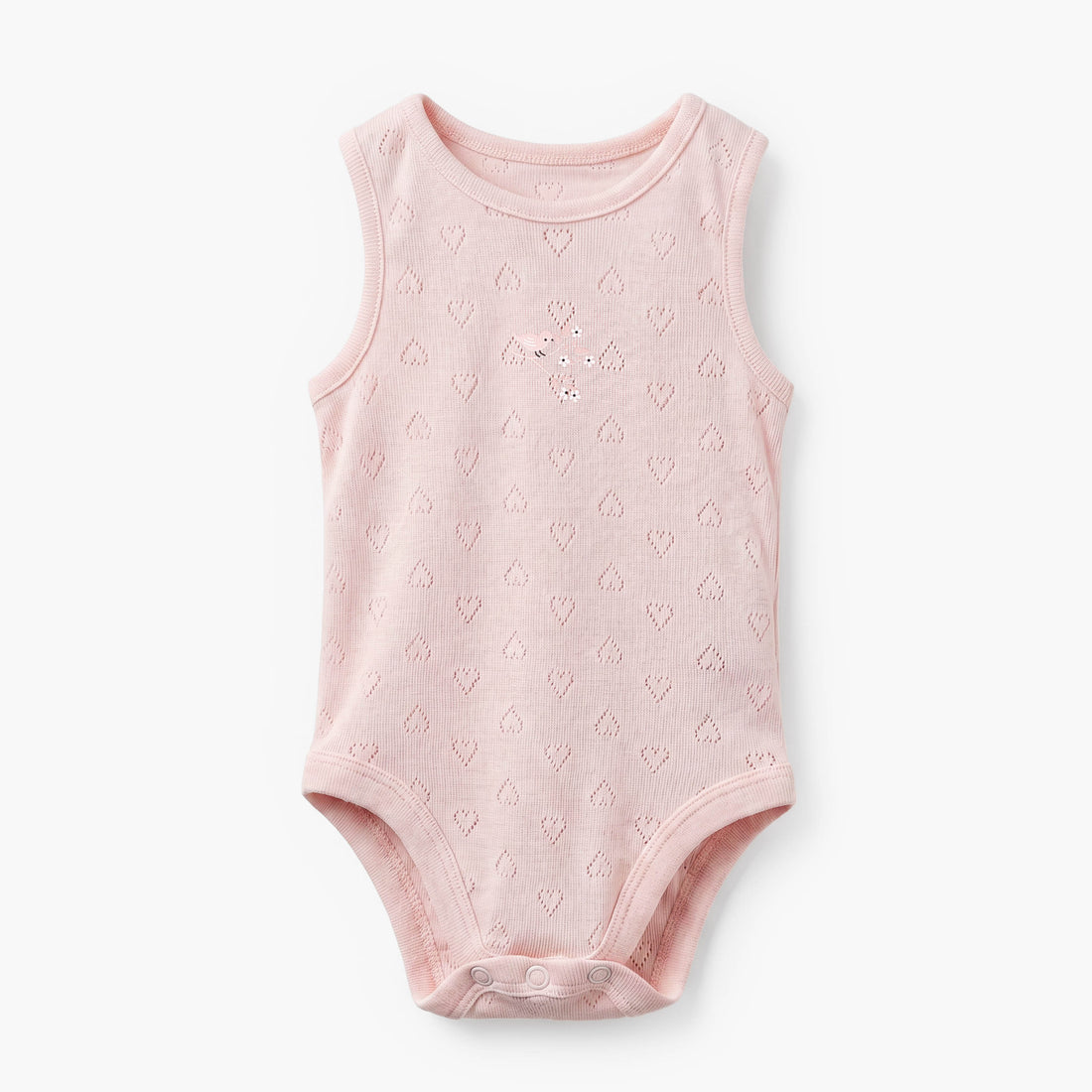 Pack of 7 Juniors Cotton Crew Neck Sleeveless Bodysuit with Assorted Design