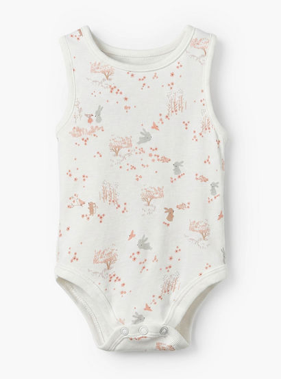 Pack of 7 Juniors Cotton Crew Neck Sleeveless Bodysuit with Assorted Design-baby-girls-clothing-bodysuits-image-3