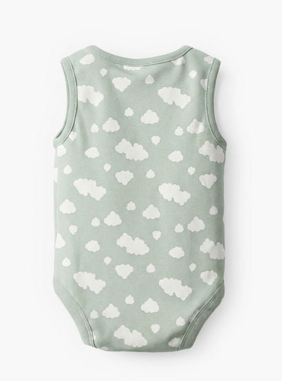 Pack of 7 Juniors Crew Neck Sleeveless Bodysuit with Hot Air Balloon Print-baby-boys-clothing-bodysuits-image-7