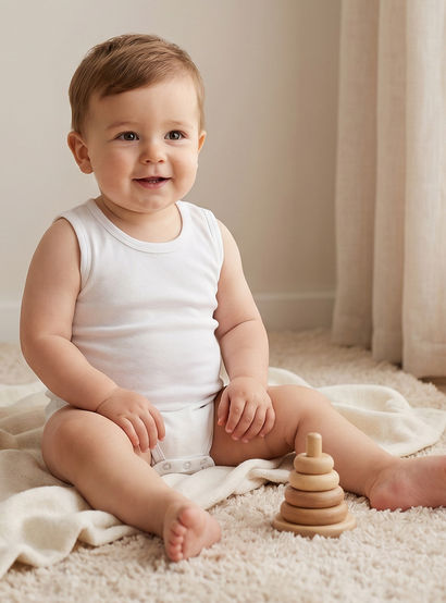 Juniors Solid Sleeveless Bodysuit - Set of 5-baby-boys-clothing-multipacks-image-2