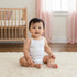 Juniors Sleeveless Bodysuit with Bow Detail - White