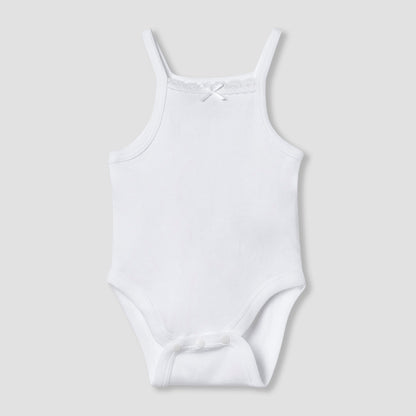Juniors Sleeveless Bodysuit with Bow Detail