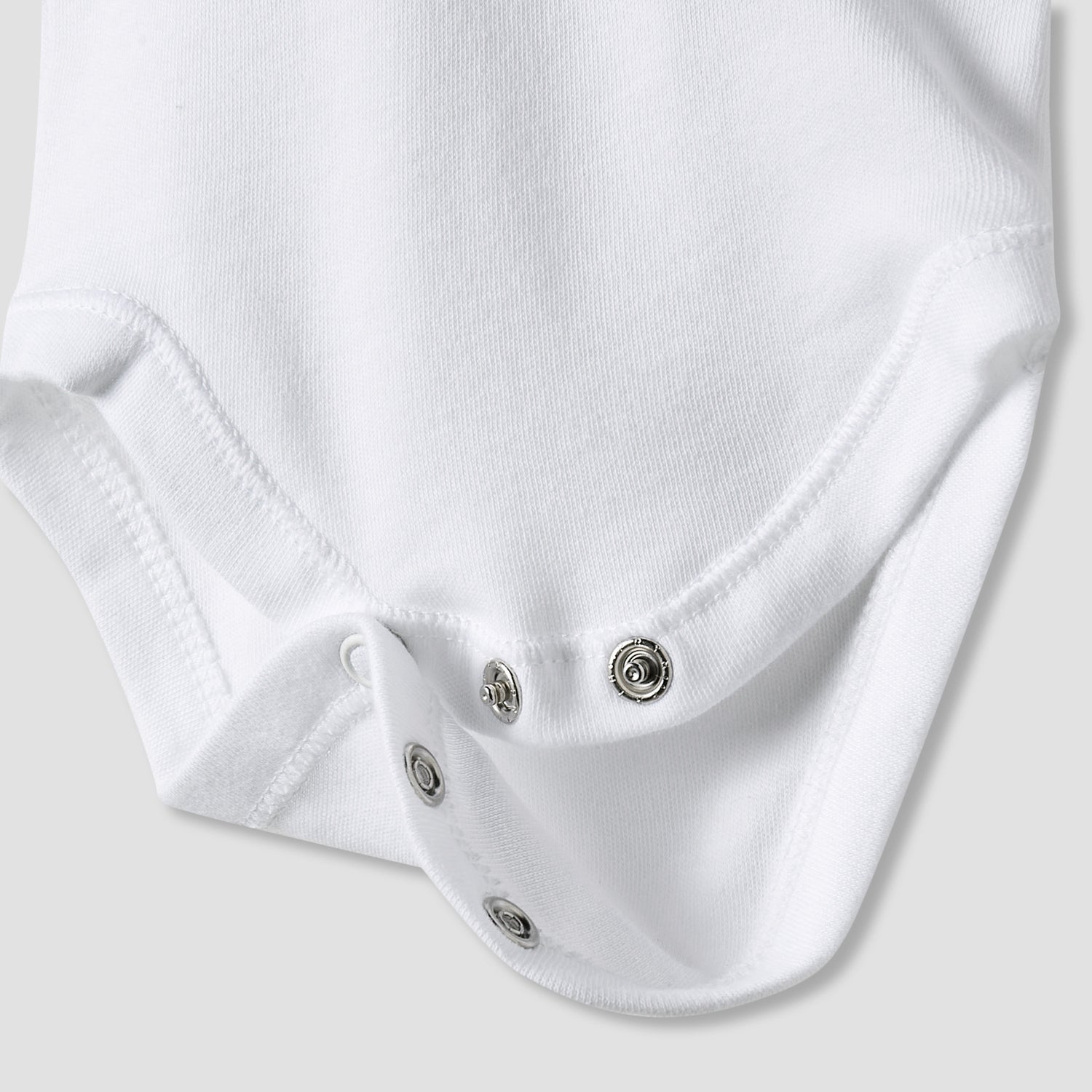 Juniors Plain Bodysuit with Round Neck and Long Sleeves - Set of 3