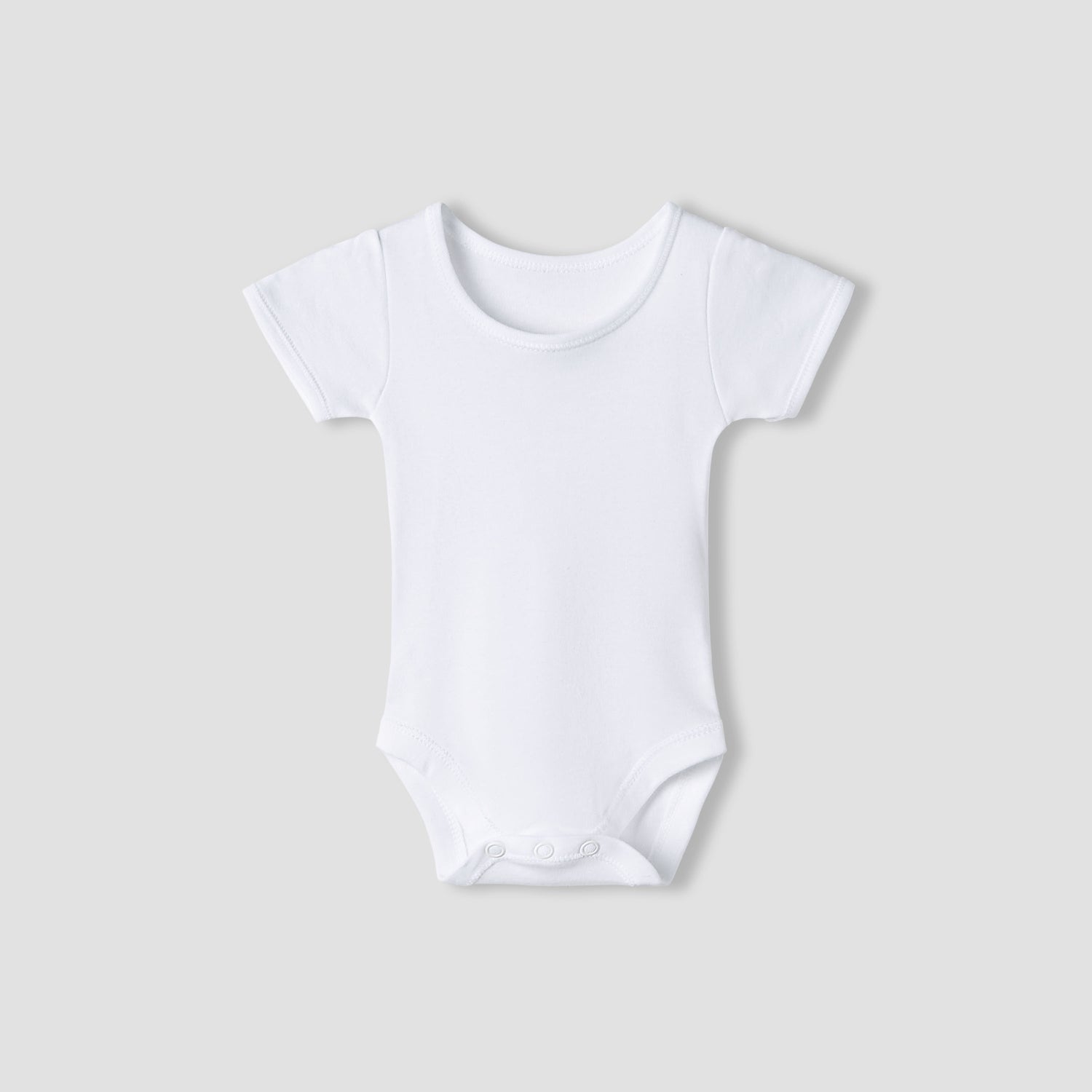 Juniors Short Sleeves Bodysuit with Snap Button Closure - Set of 3