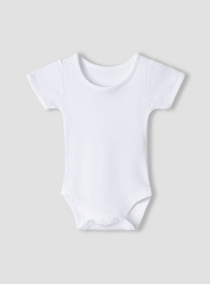 Juniors Short Sleeves Bodysuit with Snap Button Closure - Set of 3-baby-boys-clothing-multipacks-image-2
