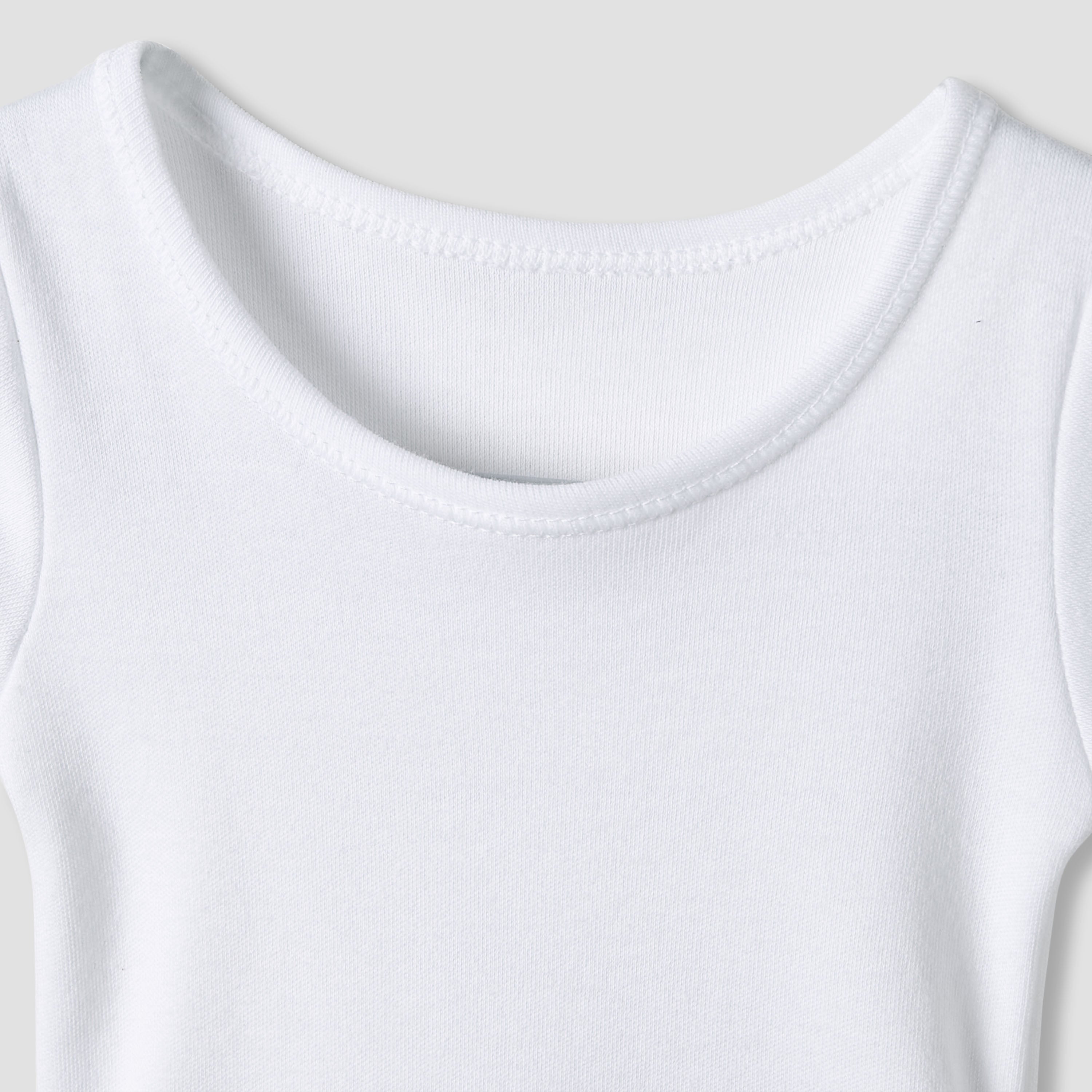 Juniors Short Sleeves Bodysuit with Snap Button Closure - Set of 3