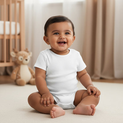 Juniors Short Sleeves Bodysuit with Snap Button Closure - Set of 3