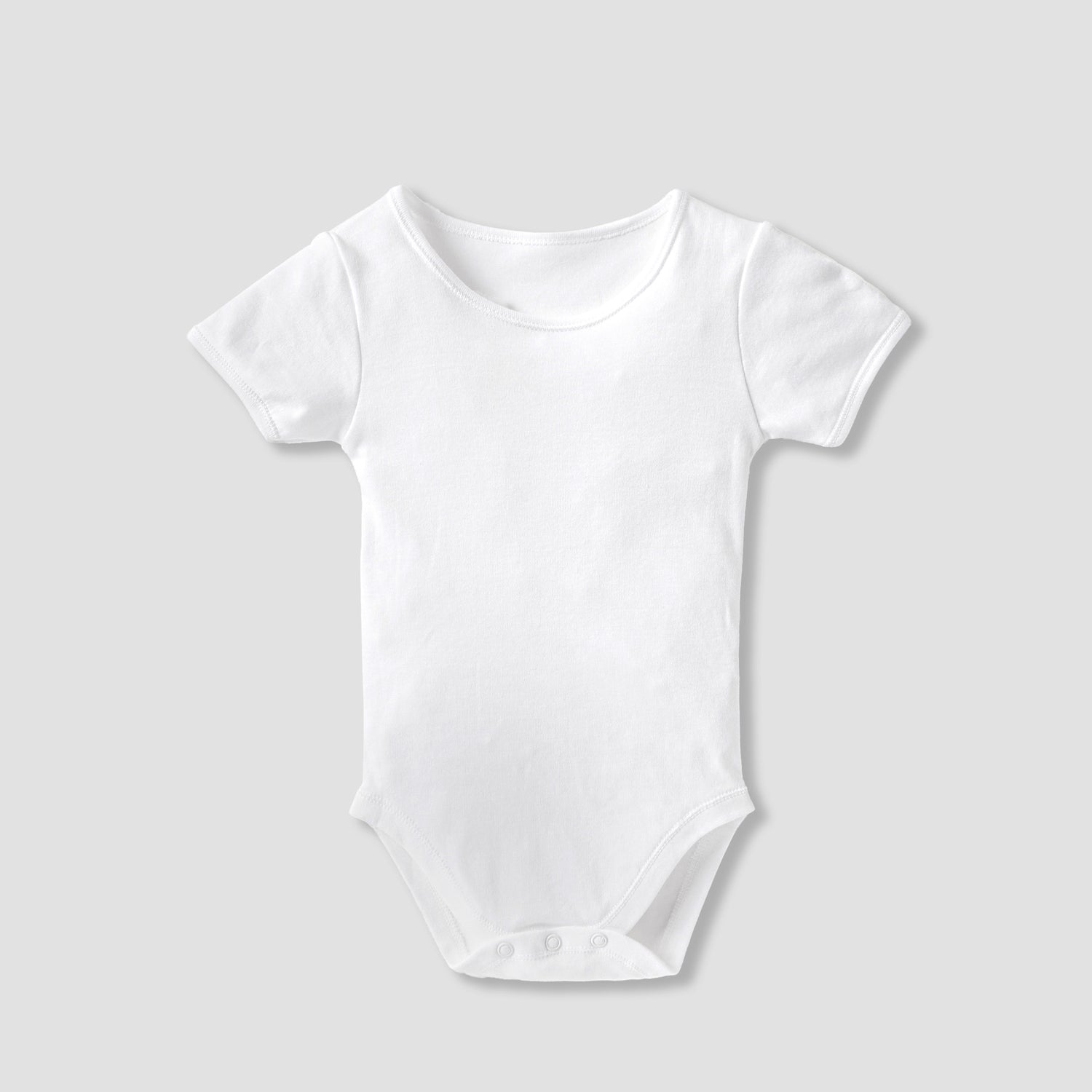 Juniors Short Sleeves Bodysuit with Snap Button Closure - Set of 3