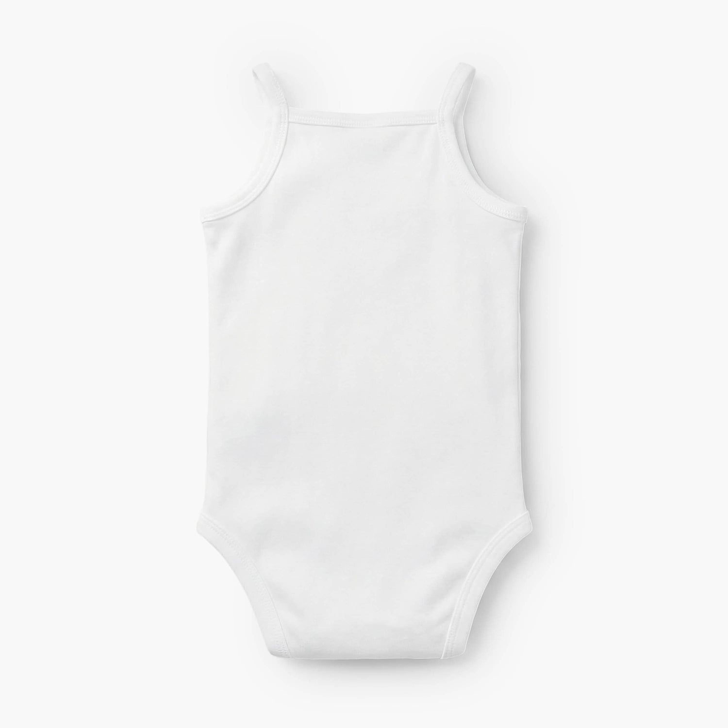Juniors Solid Sleeveless Bodysuit with Button Closure