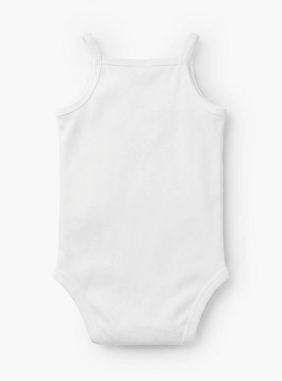 Juniors Solid Sleeveless Bodysuit with Button Closure-baby-girls-clothing-bodysuits-image-3