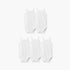 Juniors Solid Sleeveless Bodysuit - Set of 5 - White / 12-18 mths
