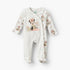 Disney Cotton Crew Neck Long Sleeves Sleepsuit with Minnie Mouse Print - White / 9-12 mths