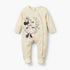 Disney Cotton Crew Neck Long Sleeves Sleepsuit with Minnie Mouse Print - Yellow / 9-12 mths