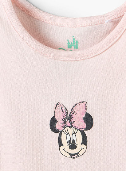 Pack of 2 Disney Cotton Crew Neck Sleeveless Bodysuit with Minnie Mouse Print-baby-girls-clothing-bodysuits-image-6