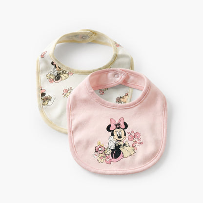 Disney Cotton Crew Neck Long Sleeves Sleepsuit with Minnie Mouse Print