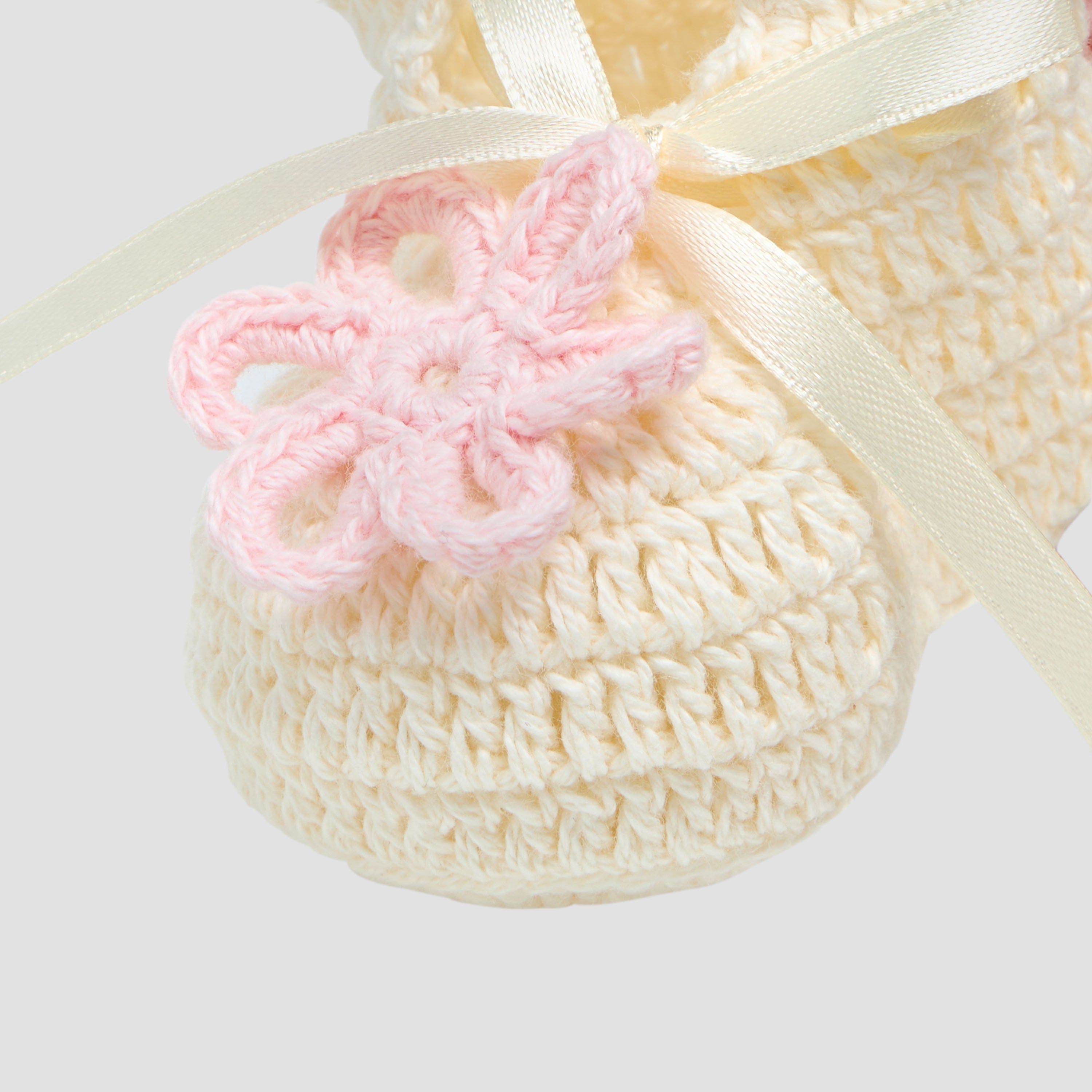 Giggles Girls Booties with Headband - Cotton - Set of 2