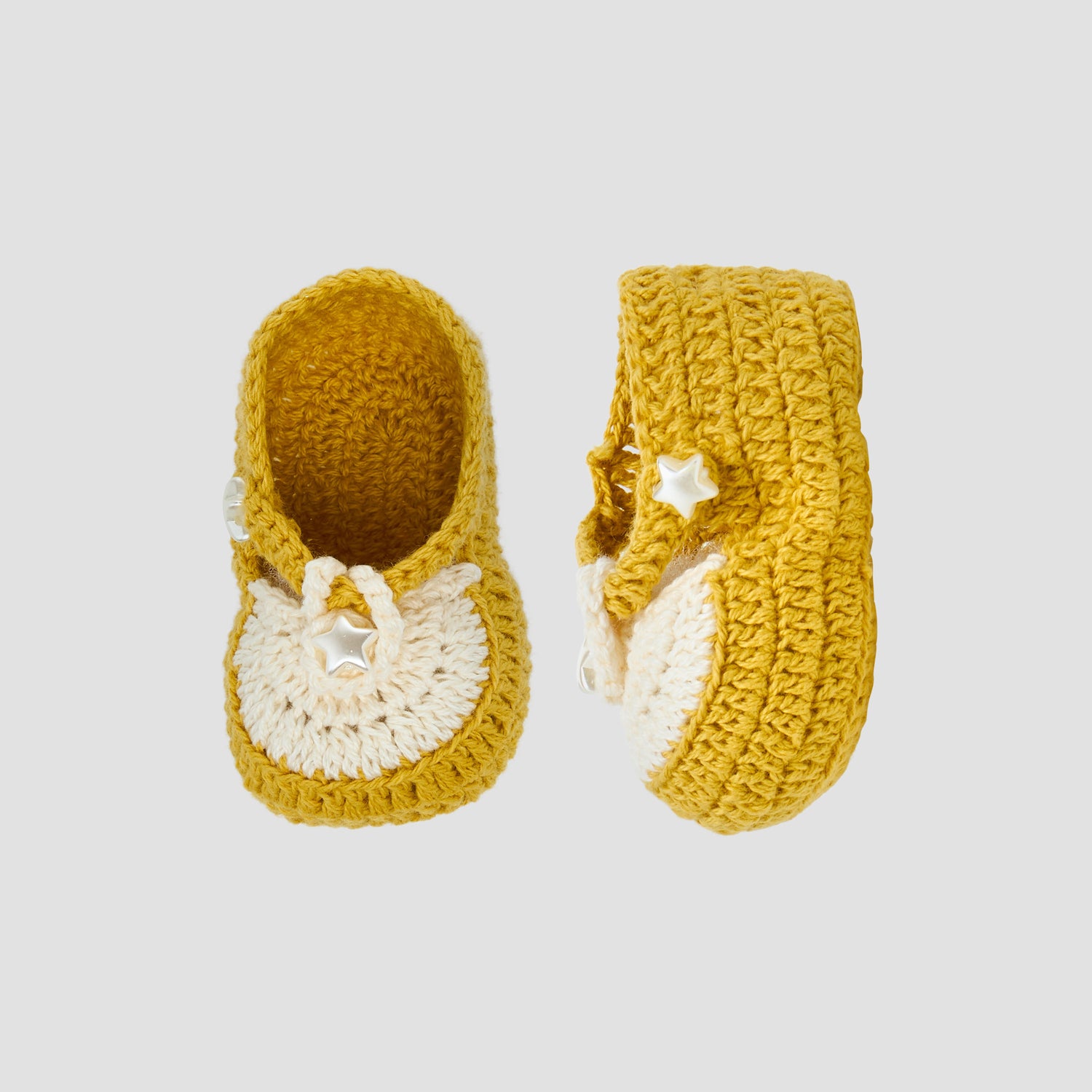 Giggles Girls Booties with Headband – Cotton – Set of 2