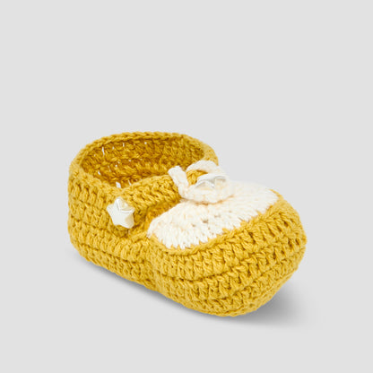 Giggles Girls Booties with Headband – Cotton – Set of 2