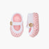 Set of 2 Giggles Booties and Headband with Crochet Design - Pink / Free Size