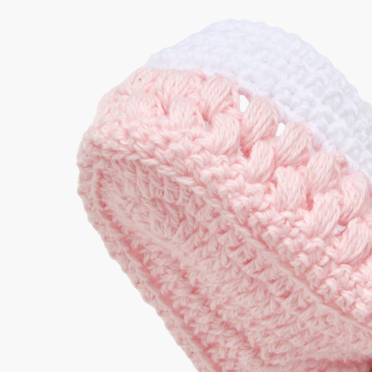 Set of 2 Giggles Booties and Headband with Crochet Design