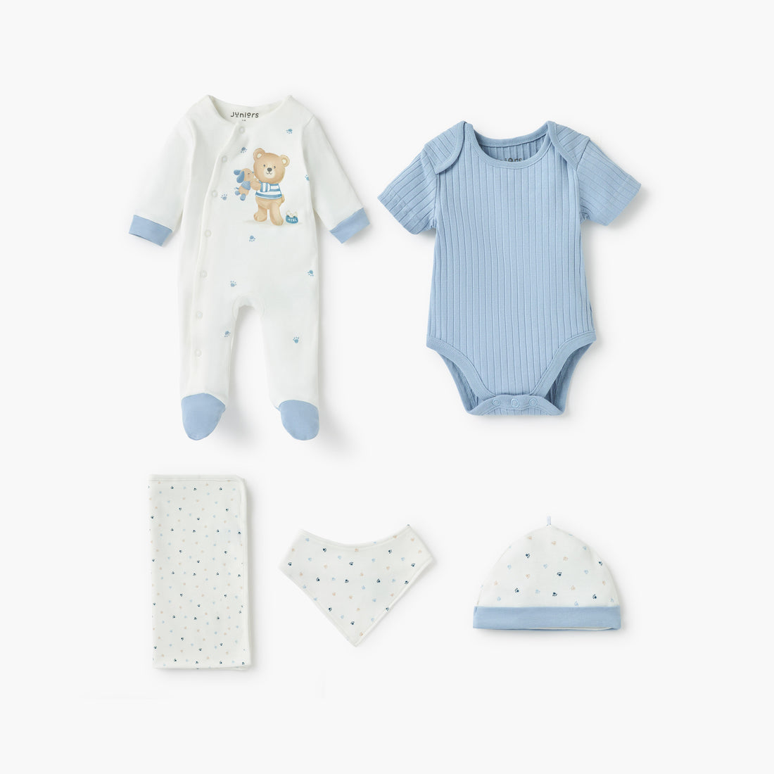 Juniors 5-Piece Assorted Clothing Gift Set - Multicolour / 3-6 mths