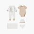 Juniors 5-Piece Printed Clothing Gift Set - Beige / 0-3 mths