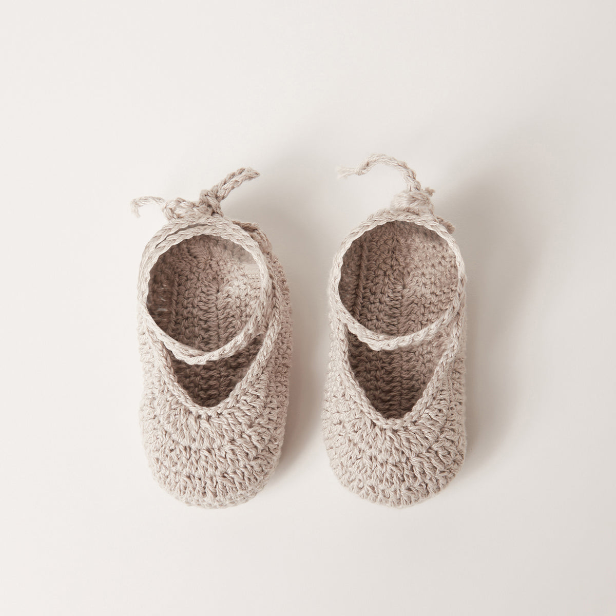Giggles Textured Booties with Tie-Ups