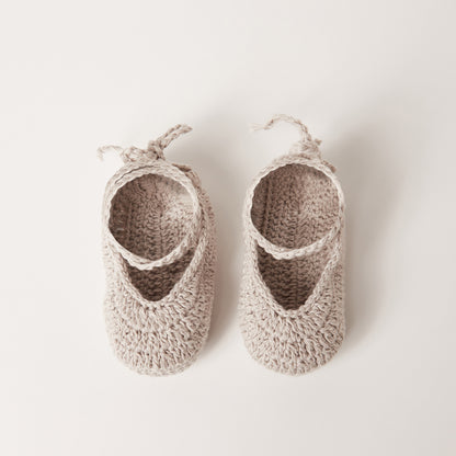 Giggles Textured Booties with Tie-Ups