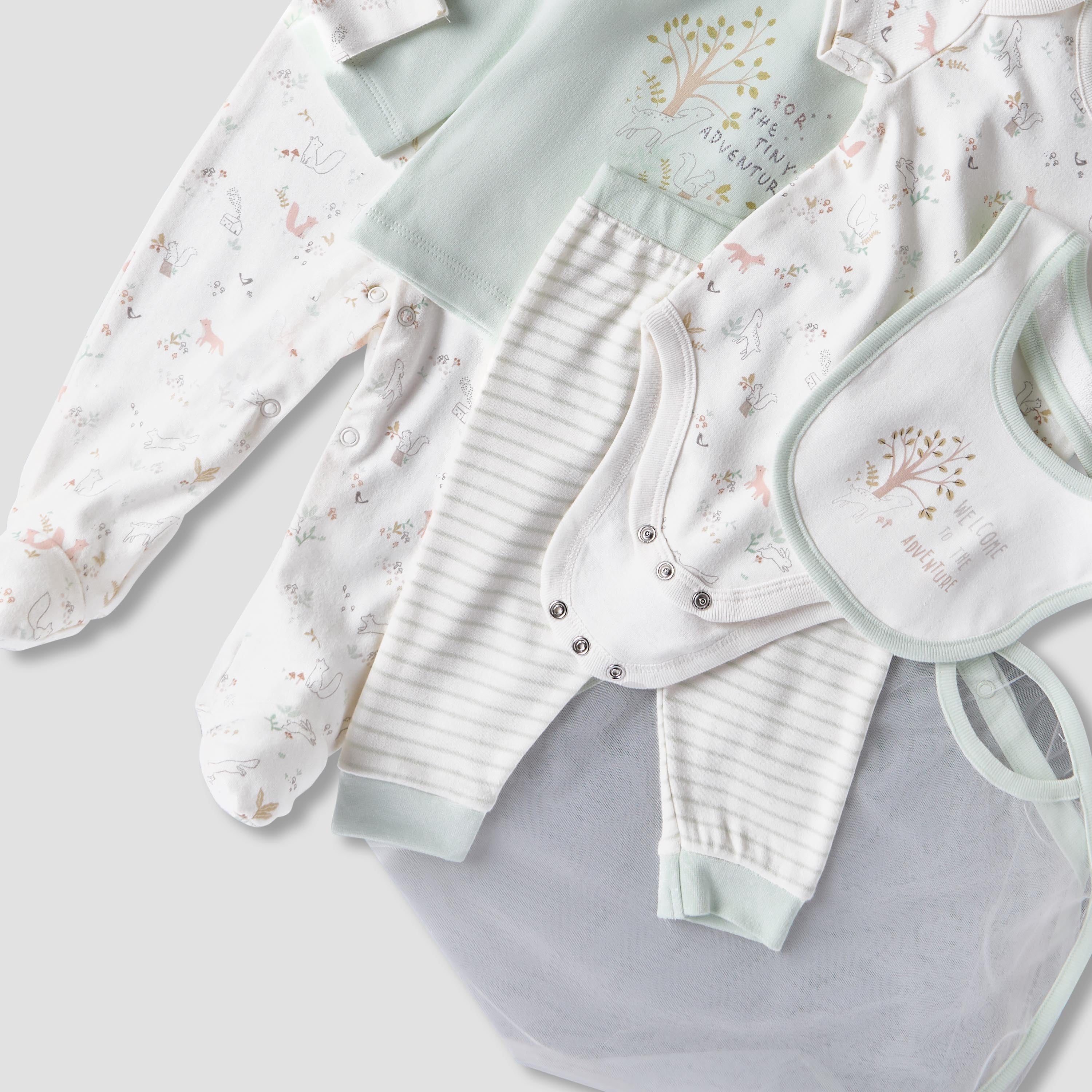 Set of 9 Juniors Clothing Gift Set with Assorted Prints