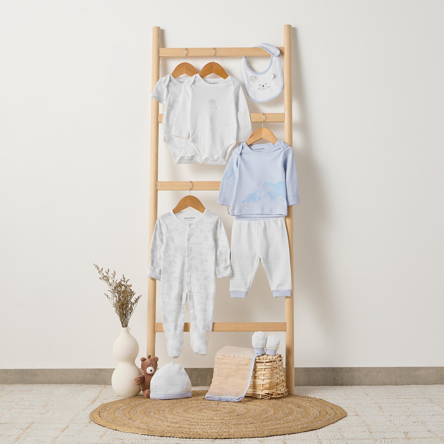 Set of 9 Juniors Clothing Gift Set with Assorted Prints