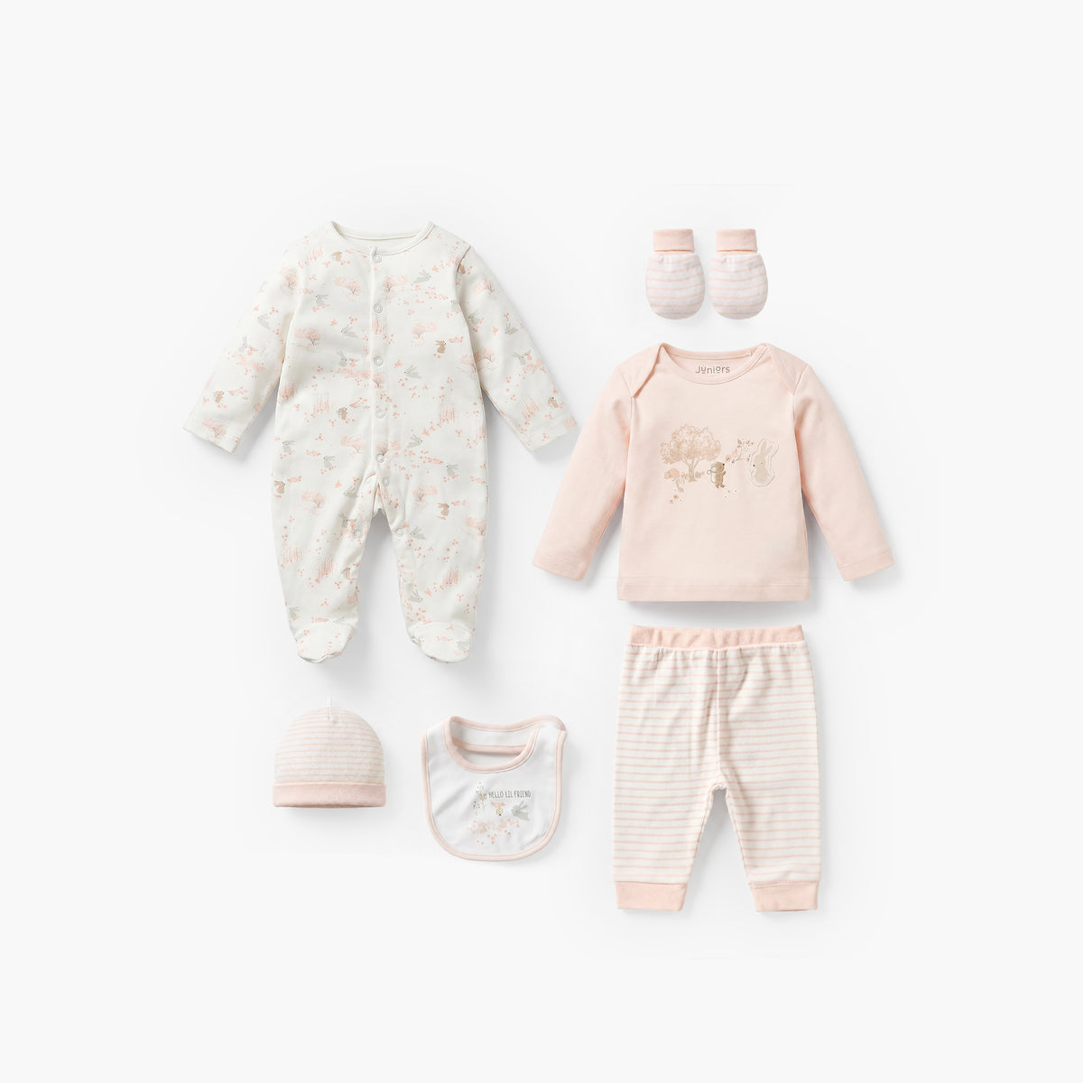 Set of 9 Juniors Clothing Gift Set with Snap Button Closure