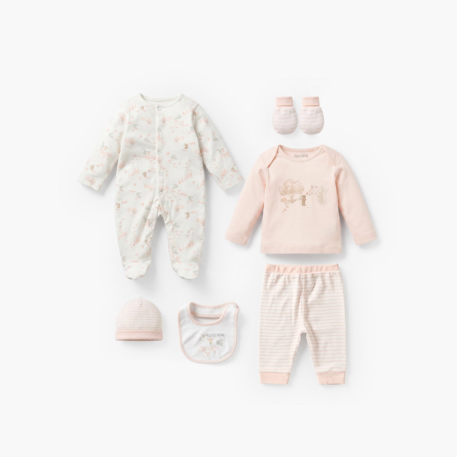 Set of 9 Juniors Clothing Gift Set with Snap Button Closure