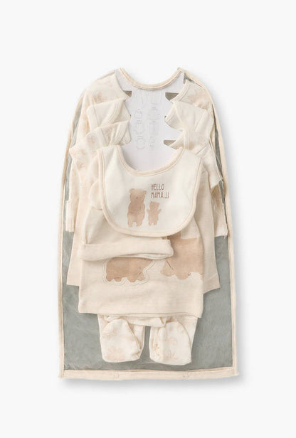 Set of 9 Juniors Clothing Gift Set with Bear Print