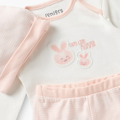Set of 9 Juniors Clothing Gift Set with Bunny Print